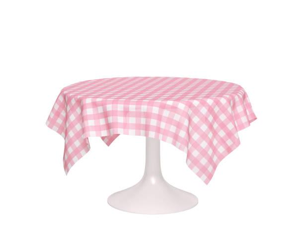 Quels sont les tissus qui ne se froissent pas pour une nappe ronde ?