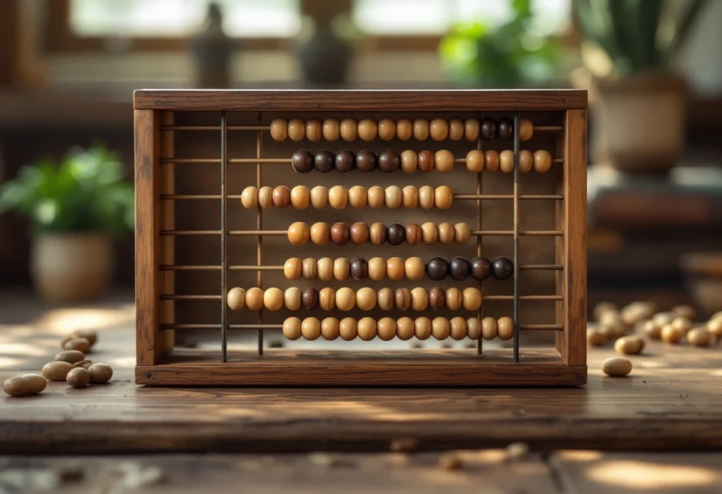 Découvrez l&rsquo;histoire fascinante du boulier vintage en bois