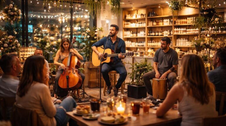 découvrez comment dynamiser votre commerce grâce à des concerts en boutique, une musique ambient captivante et des animations live pour attirer et fidéliser vos clients.