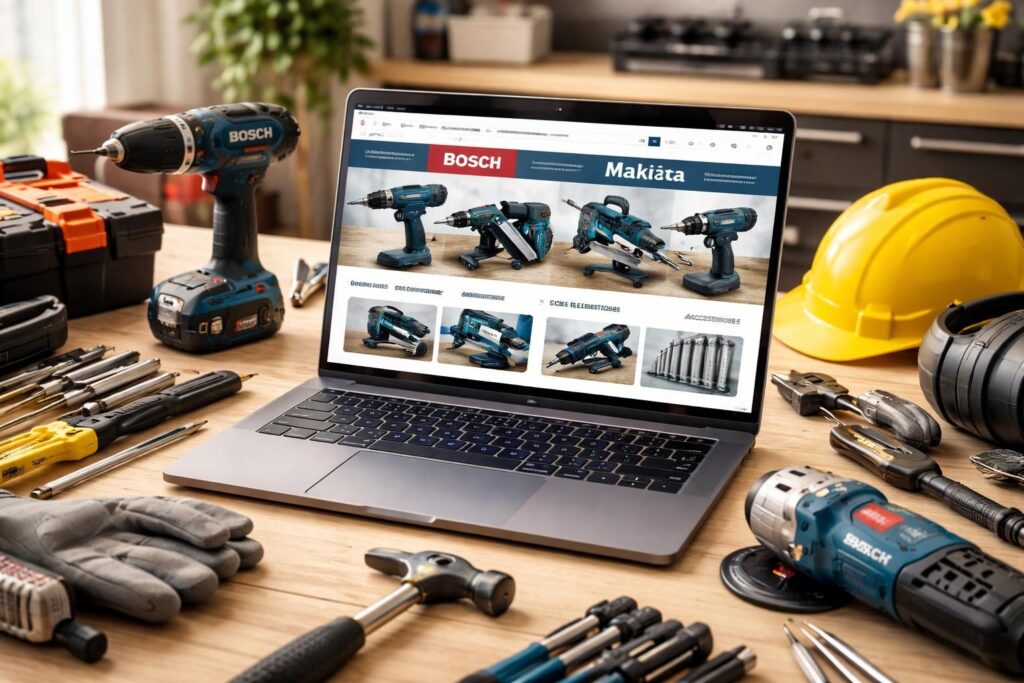 Optimiser sa boutique en ligne pour vendre des outils Bosch, Makita et équipements bricolage