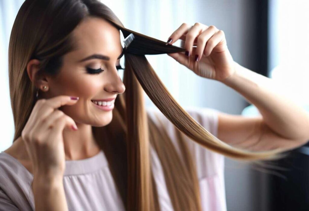 Extensions adhésives : une solution discrète pour gagner en longueur et en volume