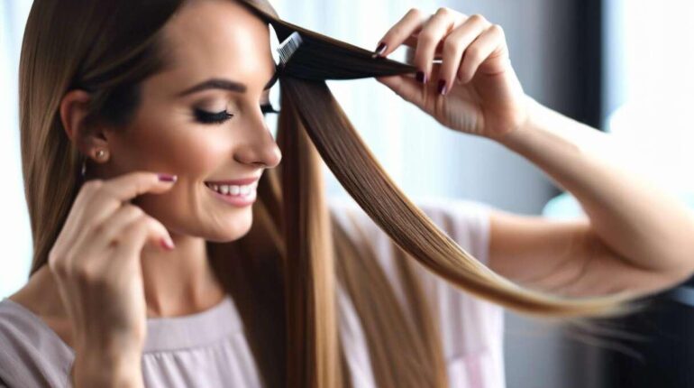 Extensions adhésives : une solution discrète pour gagner en longueur et en volume