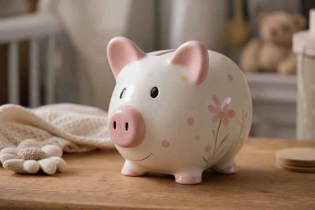 Tirelire bébé personnalisée : un souvenir à garder toute une vie